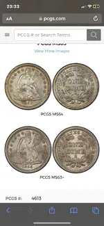 1856-S 10C (Regular Strike) Liberty Seated Dime - PCGS CoinFacts.webp