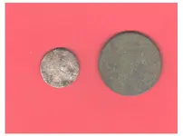1829 Large Cent and unknown silver.webp
