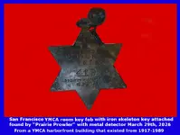 S.F. YMCA room key with fob.webp