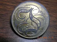 Civil War Script I Infintry Button Front.webp