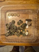My second trip to a friend's 1950 house and got 4 silvers