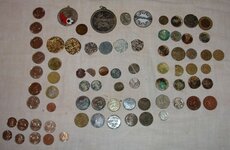 tokens,crud coins, foreign, replicas.JPG