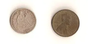 1877_Seated_Liberty_Dime_&_1917_Wheat_Obverse.webp