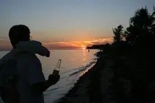 Sunset on the beach.webp