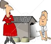 4360_upset_wife_watching_husband_crawl_our_of_the_doghouse.webp