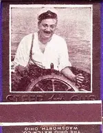 CHICAGO - RESTAURANT - GUS GOOD FOOD - 420 NORTH DEARBORN - PICTURE OF GUS - MATCHBOOK FRONT.webp