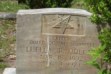 Luella Odlund grave marker.JPG