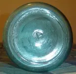 Ball jar with reverse bottom numbers.webp