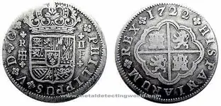 Spanish 1722_2_reales_Philip5_f.webp