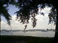 Boats at the sand bar.webp