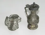 22 Silver-Tin pitcher and container 15th century.webp