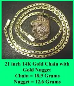 A Gold Chain with Nugget.webp