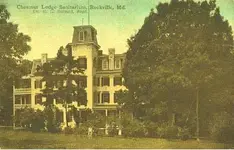 chestnut lodge 1909 postcard.webp