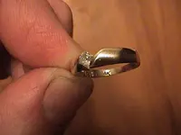 Gold Square Bagget Ring 1.1G.webp