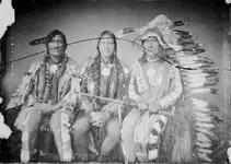 White Antelope, Man On A Cloud, Little Chief – Southern Cheyenne – no date.webp