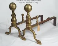 William Webb andirons, ca.webp