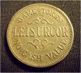 leisurcor token - front.webp