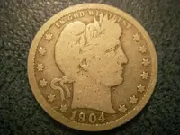 1904 Barber Quarter Obverse Scaled.webp