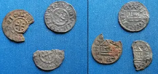 Ludvig den Fromme denarer begge sider.webp