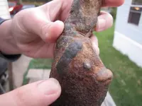 Magnetic spot at large grey area by finger Macro Pic.webp