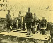 A 240mm gun emplacement of the 51st Artillery.webp