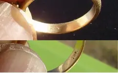 Ring 18k Cleanede Hallmark and Kart Use.webp