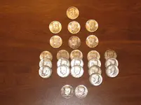 Coin Roll Hunting 30 Jan 2011 Combined Total.webp