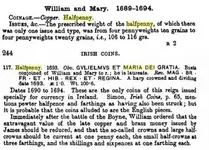 1690-94 Irish William and Mary Halfpenny.webp