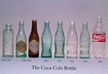 Coca Cola Lineup Of Bottles With Dates.jpg