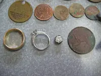 close up of rings and 1955 penny 1st Oct, 2006.webp