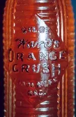 Orange Crush Bottle - Clear - Hand Painted To Highlight Embossing (286x435).webp