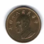 Taiwanese coin 1 yuan.webp