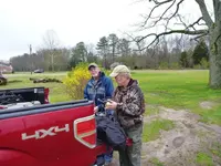 Gary & Earl at Sean\'s place in West Point.webp