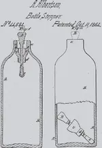 Albert Albertson Stopper Patent Oct 11, 1864 (488x700).webp