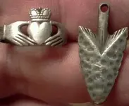 silver cladagh ring, and  silver arrow.webp