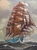 Clipper Ship Oil Painting (480x640).webp