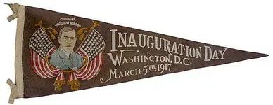 Woodrow Wilson 1917 felt  pennant.webp