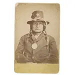 Civil War Indian Veteran With Star on Hat.webp