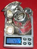 Silver shakers skinned and remainder weighed.webp