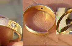 Ring Hunt Friday\'s Cleaned Baby Ring.webp