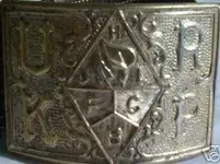 Knights of Pythias Buckle - Marked Pettibone Company.webp