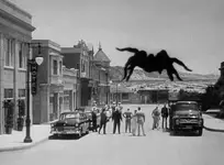Tarantula 1950s Movie Scene.webp