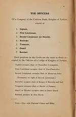 Knights of Pythias Uniform Rank Book - 1906.webp