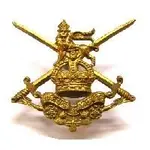 Crossed Swords Cap Badge British Infantry.webp