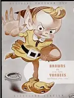 Cleveland Browns 1946 Program 1946 with Brownie Mascot.webp