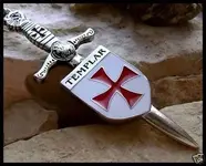 Knights Templar Sword Pin with Cross.webp