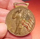 Boy Scout Watch Fob - Early - With 13 Stars.webp
