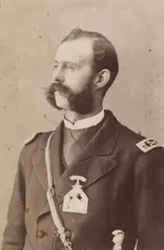 Knights of Pythias Photo - Shoulder Board - Patch Chancellor c. 1870s.webp