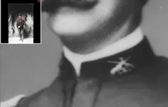 Knights of Pythias uniform with mystery collar pin.webp