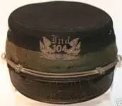 kepi-hat_fraternal_Knights-of-Pythias-Uniformed-Rank_wideband_white-cord_TN.webp